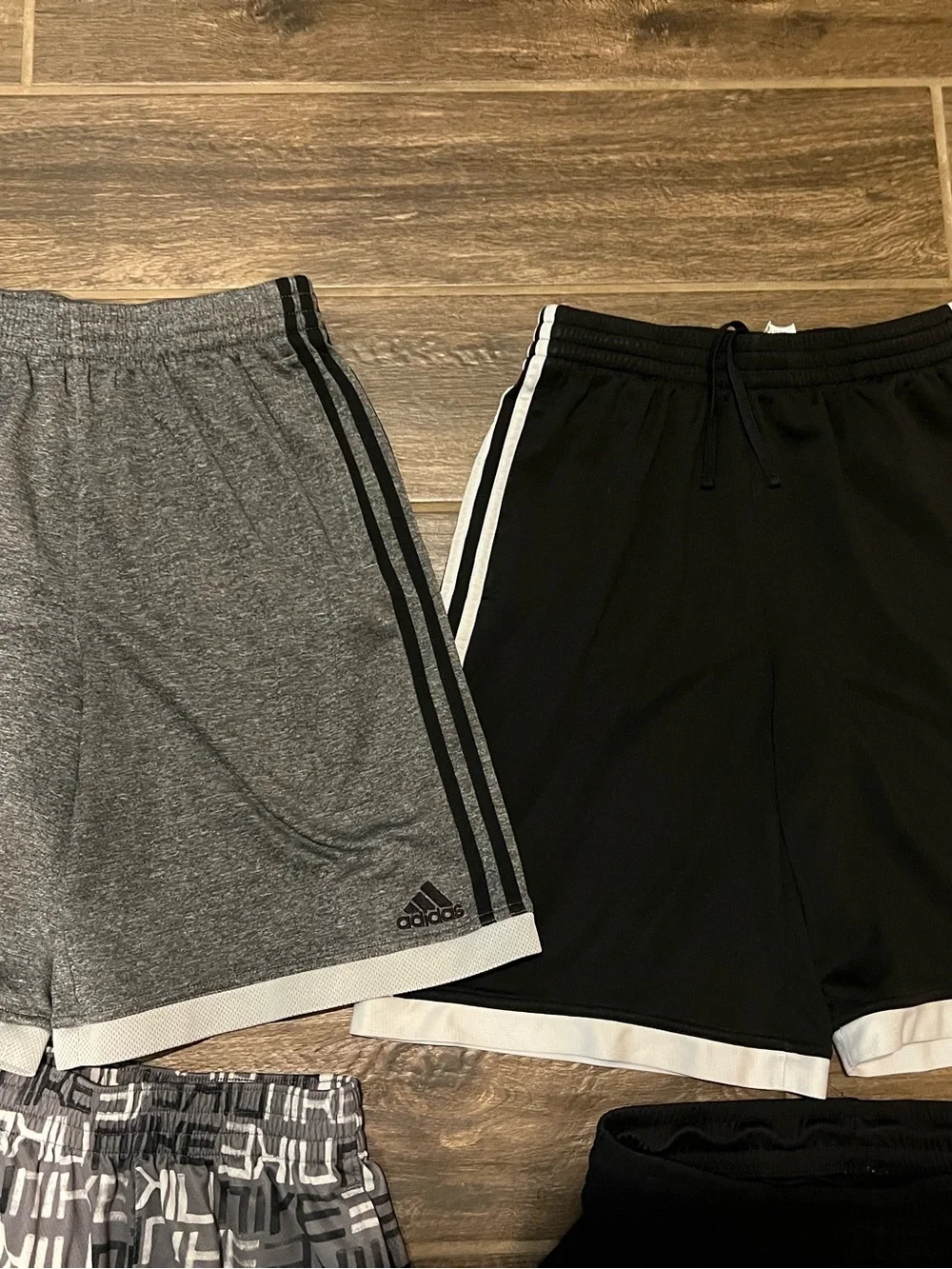 Nike Kids Black & Gray Athletic Shorts Set - 6 Pack